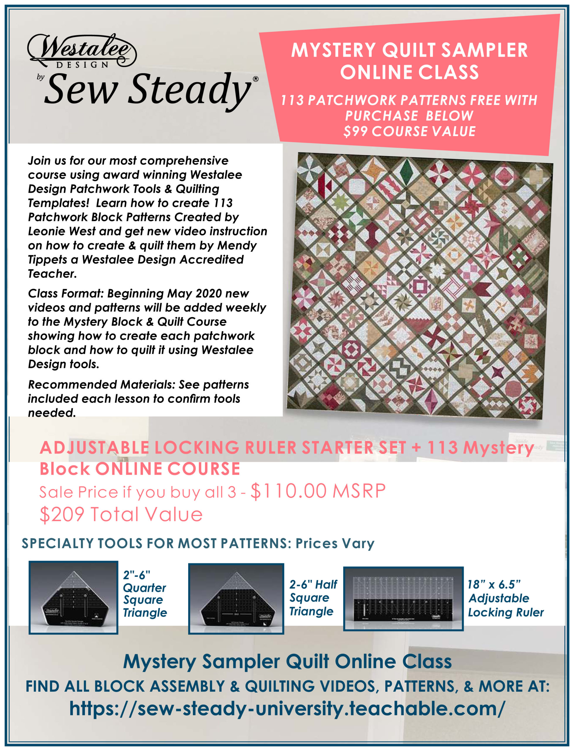 Westalee Design Machine Sewing Guide
